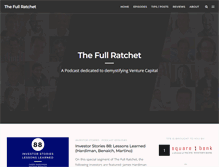 Tablet Screenshot of fullratchet.net